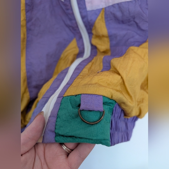 Vintage 80s/90s DJI Colorblock Windbreaker Jacket - Picture 4 of 8